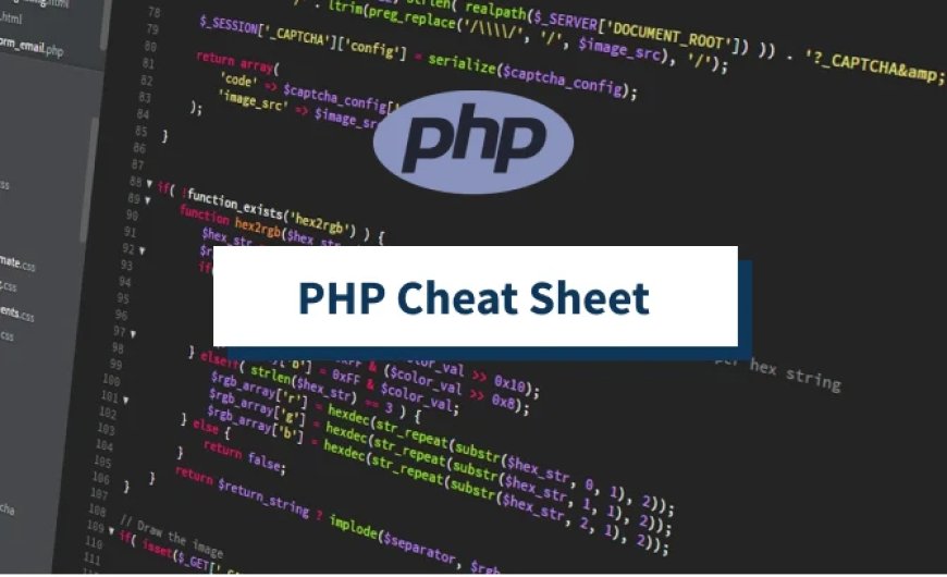 PHP - Cheat Sheet